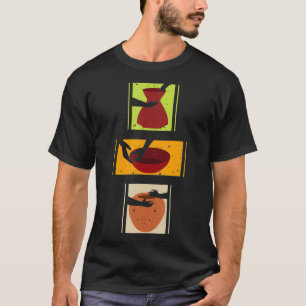 Camiseta Potência de Bateria de Cerâmica Retro Quilada I