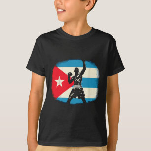 Camiseta Potência de Boxing Cubana com Orgulho de Bandeira