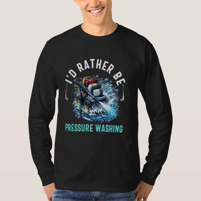 Camiseta Potência de lavagem da pressão para Pais de lavage (Frente)