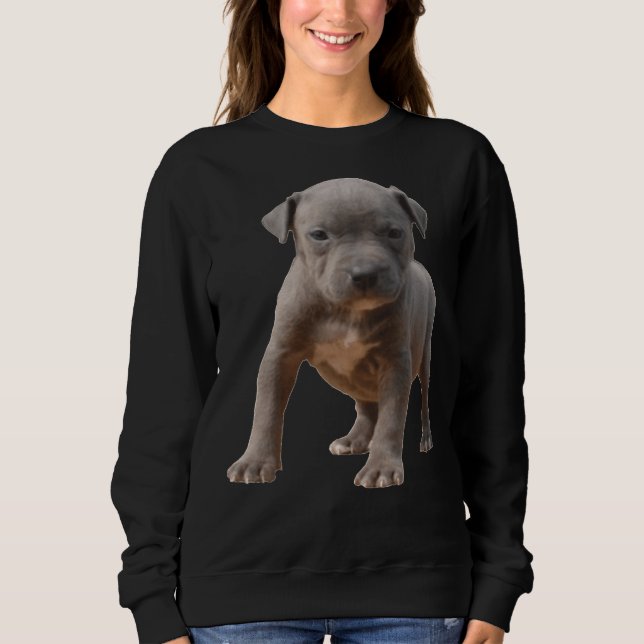 Camiseta Potência de puppy Pitbull (Frente)