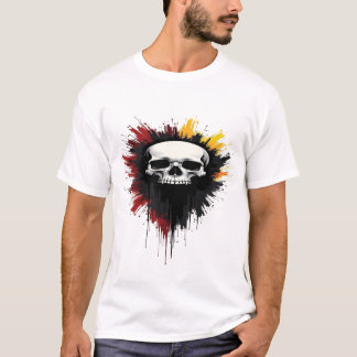 Camiseta 🔥 "Potência do crânio - Atitude inseparável"