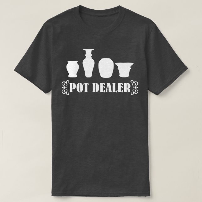 Camiseta Potência do distribuidor do pote 1 (Frente do Design)