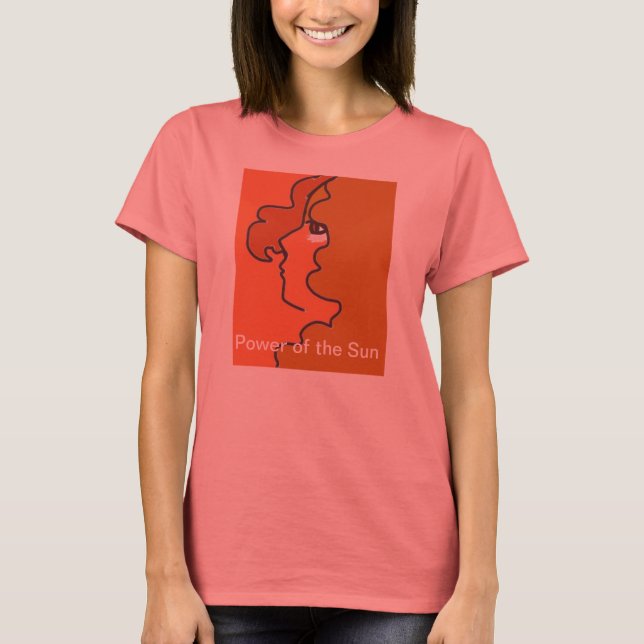 Camiseta Potência do tee solar (Frente)