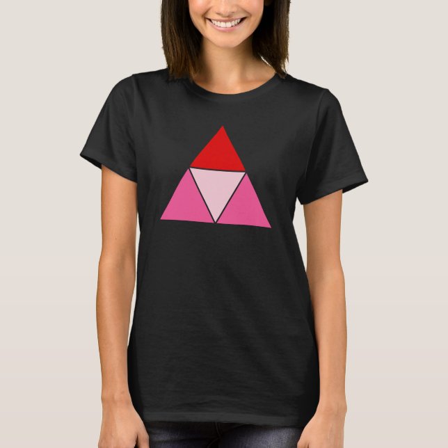 Camiseta Potência e estabilidade do conceito de triângulo (Frente)