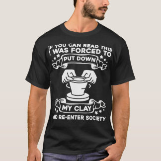 Camiseta Potência Engraçada para Criadores Cerâmicos