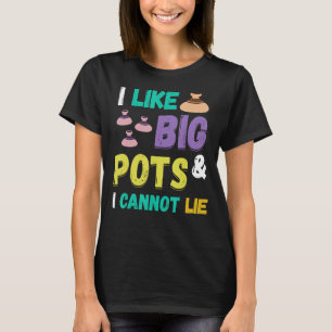 Camiseta Potência Eu Gosto De Grandes Potes Pottering Cerâm