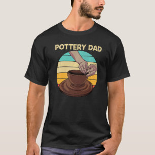 Camiseta Potência legal para Pais Homens Pote Cerâmica