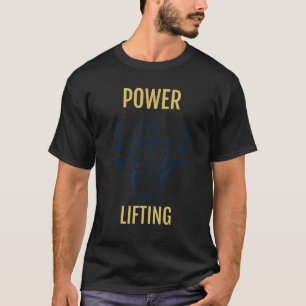 Camiseta Potência Levantando Fortes Coletivos Antigos Pesam