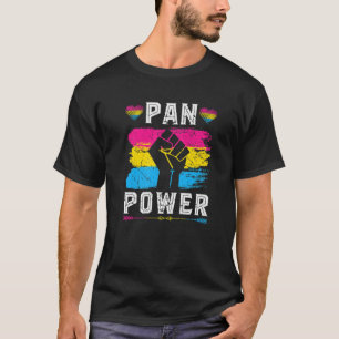 Camiseta Potência Panorâmica do Orgulho Pansexual, Pansex