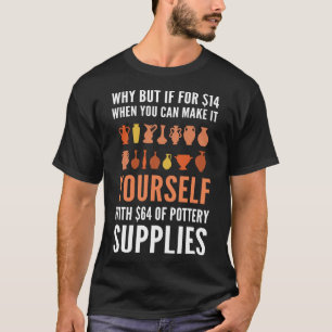 Camiseta Potência Para Fumadores De Poteiras E Arte Cerâmic