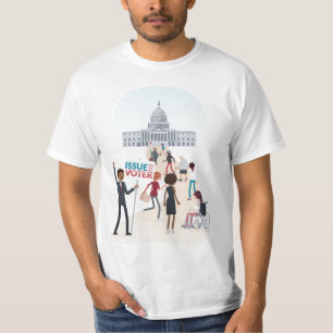 Camiseta Potência para o Emissor do Pessoas
