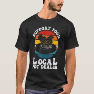Camiseta Potência Para Potes Dealer Men Mulheres Artistas 1