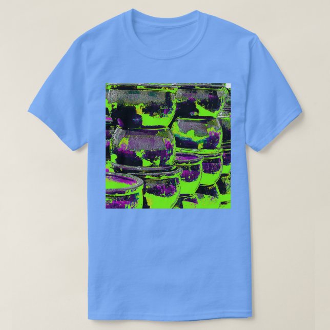 Camiseta Potência verde e roxa (Frente do Design)