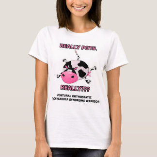 Camiseta POTES com uma saia com vaca
