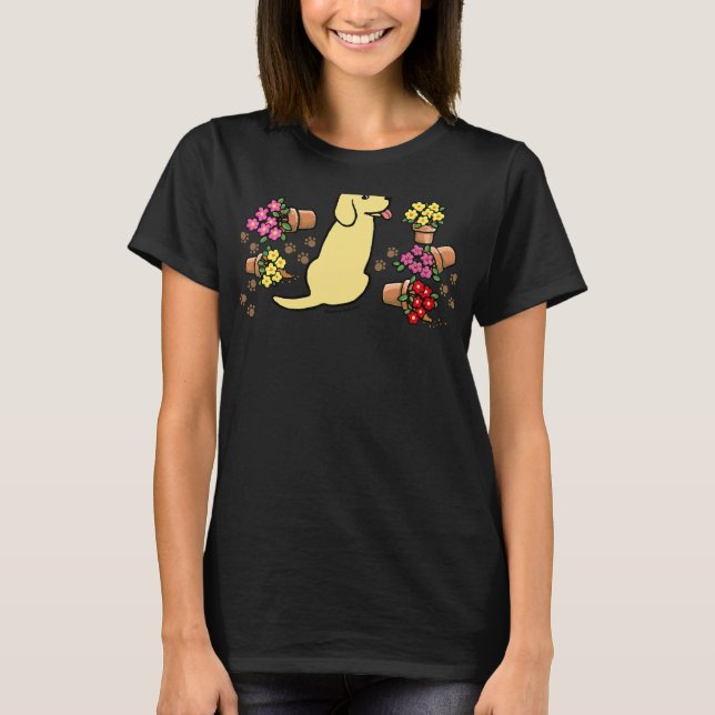 Camiseta Potes Labradores Amarelos (Frente)