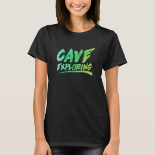 Camiseta Potol de Espelhamento Gráfico de Exploração de Cav