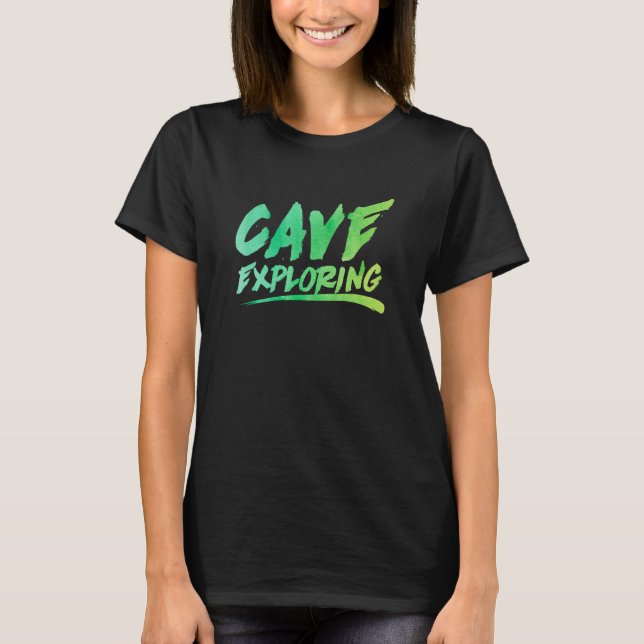Camiseta Potol de Espelhamento Gráfico de Exploração de Cav (Frente)