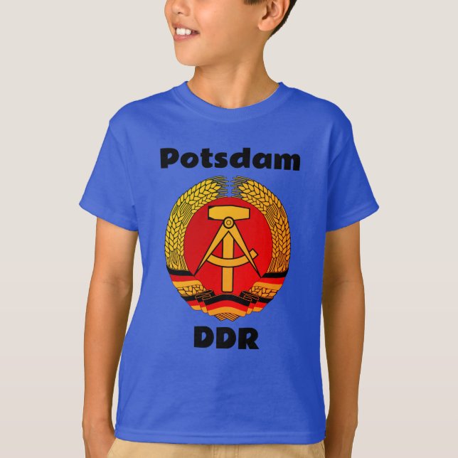 Camiseta Potsdam, Alemanha Oriental (DDR, GDR) (Frente)
