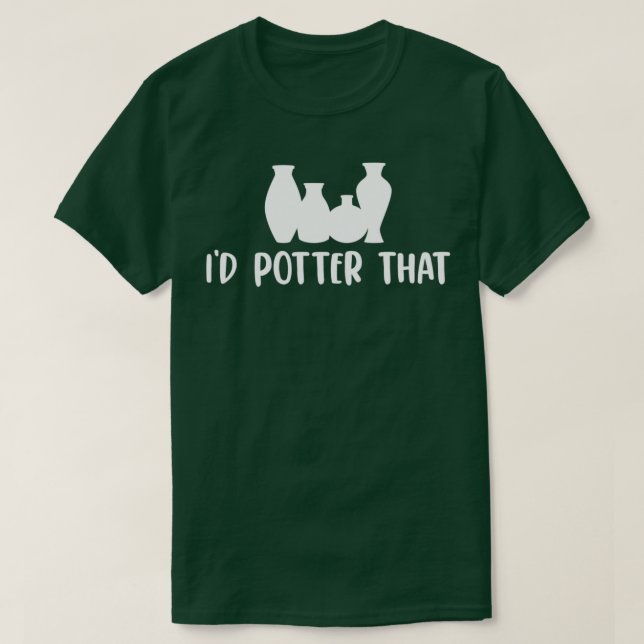Camiseta Potter Engraçado Dizendo Potter (Frente do Design)