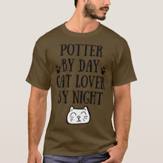Camiseta Potter por dia Ama de Gato à noite
