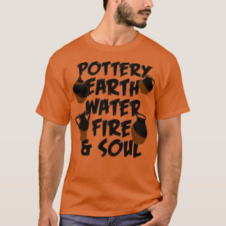 Camiseta POTTERY Earth Water Fire 12
