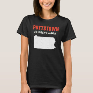 Camiseta Pottstown Pennsylvania EUA State America Viagem