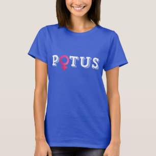 Camiseta POTUS Hillary '16 (símbolo fêmea do género)