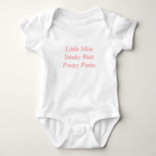 Camiseta Poucas calças poopy do bumbum fedido da falta