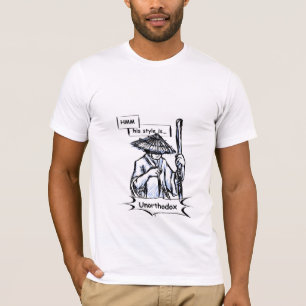 Camiseta pouco convencional