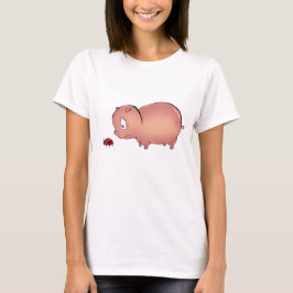 Camiseta Pouco leitão segue o joaninha