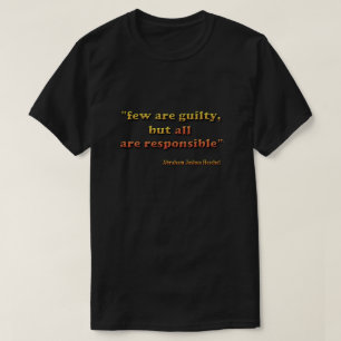 Camiseta poucos são culpados…