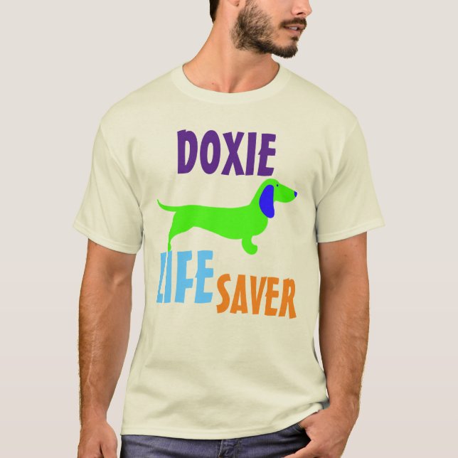 Camiseta Poupança de vida dos Doxies (Frente)