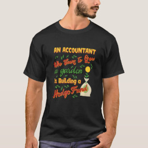 Camiseta Poupanças Para Cultivar Jardim Construindo Uma Con