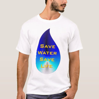 Camiseta Poupe Água, Salve A Vida