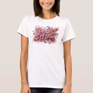 Camiseta POUR IT UP Rosa Atraente