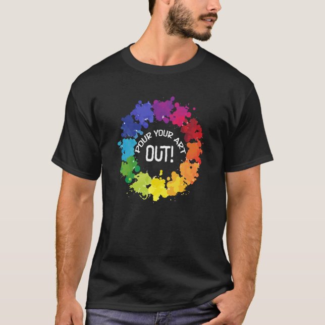 Camiseta Pour Out Pump Artist Painter (Frente)