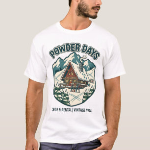 Camiseta Pous Dias Lodge de Esqui Vintage
