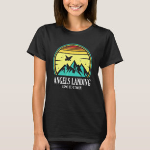 Camiseta Pouso dos Anjos Utah 2022 Retro Vintage Impressão 