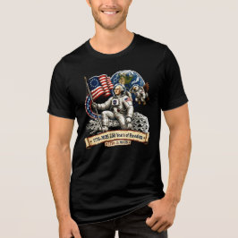 Camiseta Pouso na Lua do Astronauta George Washington