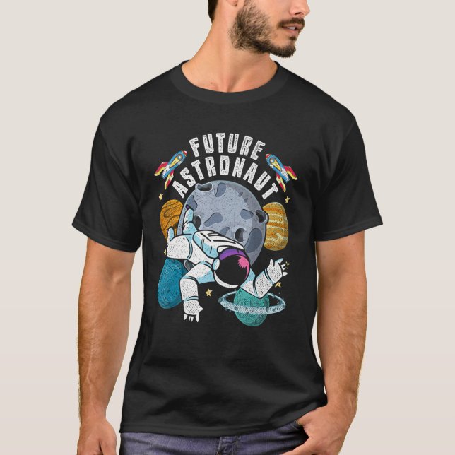Camiseta Pouso na Lua Planeta Espaço Ciência Astronomia Fut (Frente)