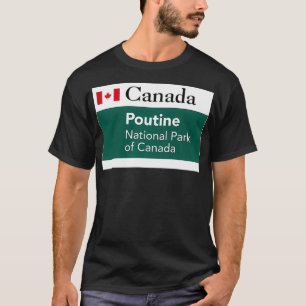Camiseta Poutine National Park Canada Quebec Fries Cheese C