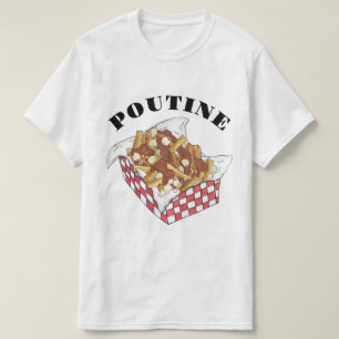 Camiseta Poutine Quebec Canadá Comida francesa Fries