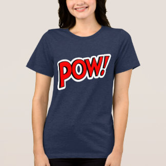 Camiseta POW! Screwball Gráficos Azul