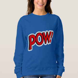 Camiseta POW! Screwball Gráficos Azul