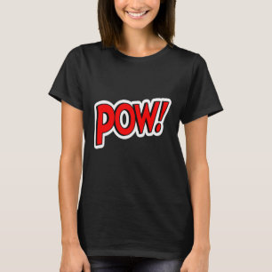 Camiseta POW! Screwball Gráficos Preto