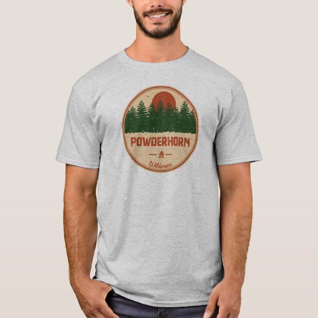 Camiseta Powderhorn Wilderness Colorado (Frente)