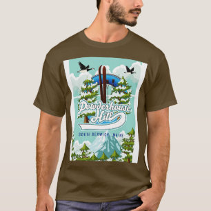 Camiseta Powderhouse Hill South Berwick Maine poster de esq