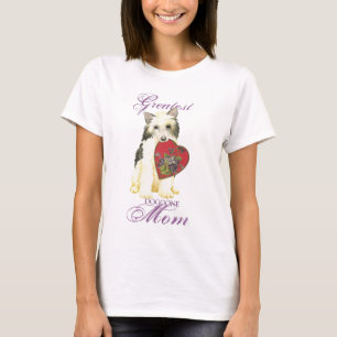 Camiseta Powderpuff Heart Mãe