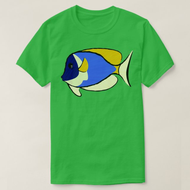 Camiseta Power Blue Tang (Frente do Design)