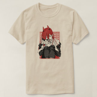 Camiseta Power Chainsaw Man Devil Girl Art